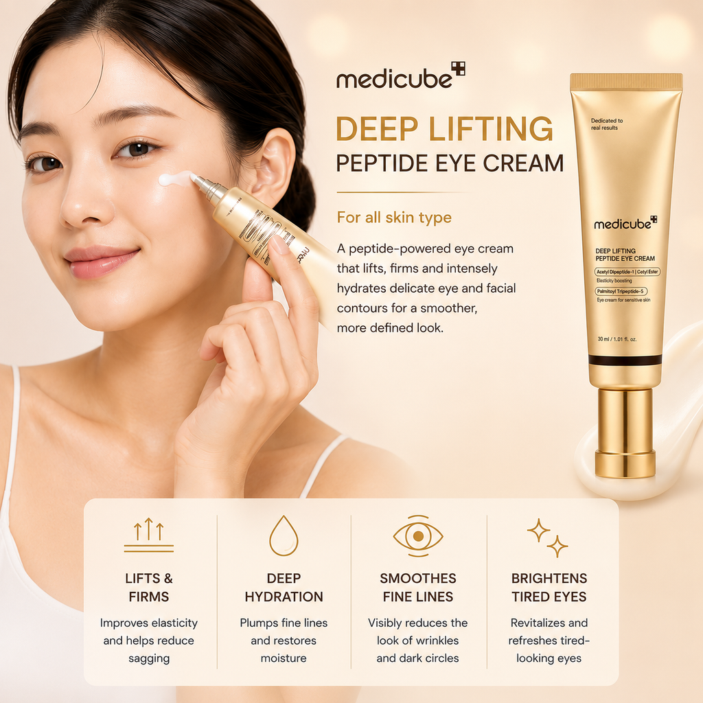 Medicube Deep Lifting Peptid Augencreme für das Gesicht 30ml