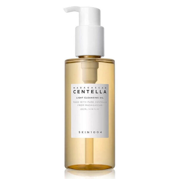 Skincare bottle with pump dispenser on a white background